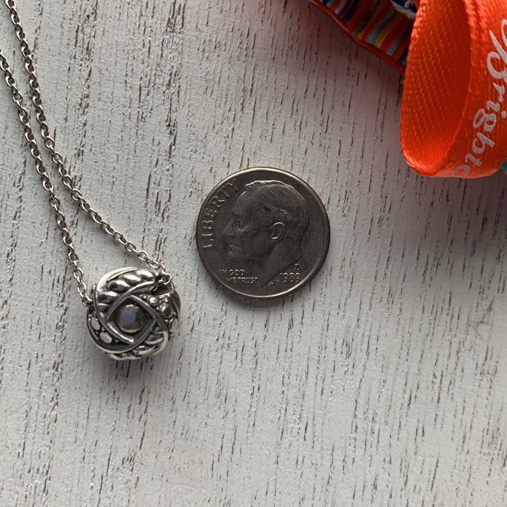 Brighton Reversible Silver Necklace - gold and silver - Picture 15 of 15